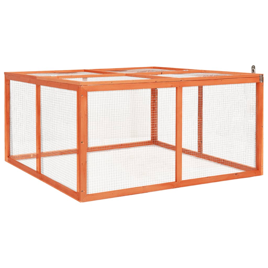 Enclos lapin intérieur en bois